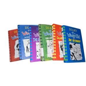 Diary of A Wimpy Kid Set of 6 Books Hardcover See Description